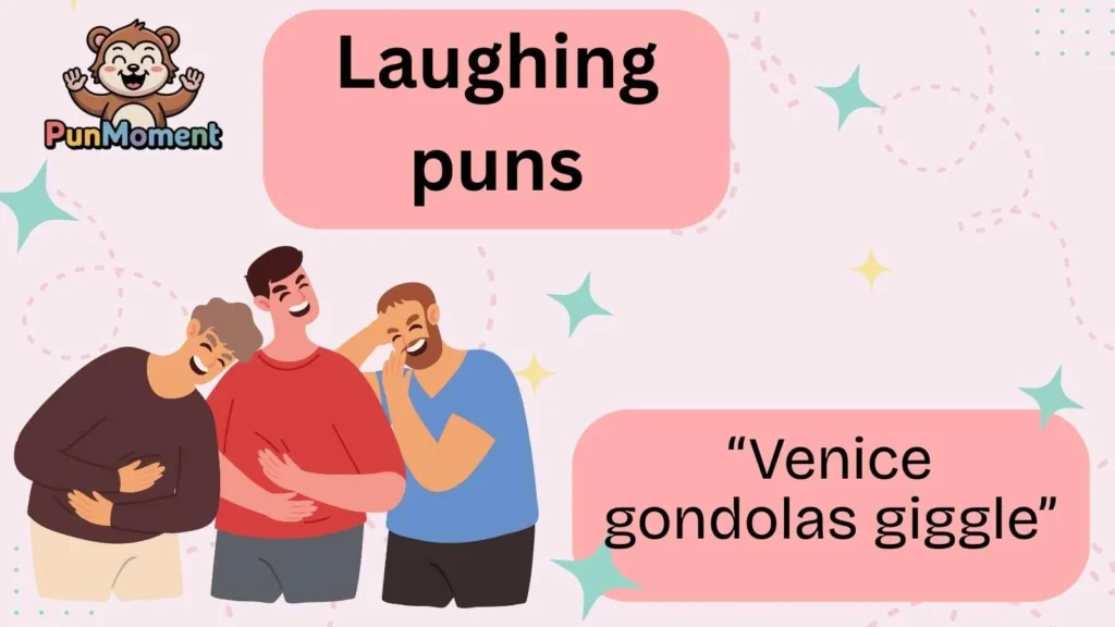 Laughing puns