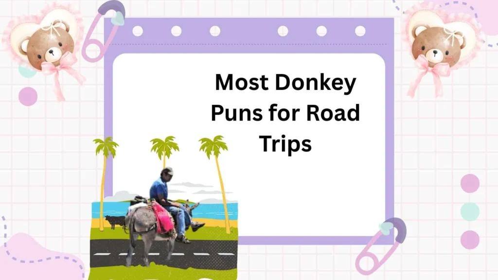 Most Donkey Puns for Road Trips