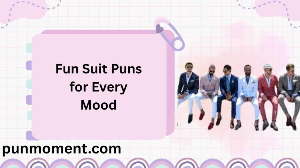 Fun Suit Puns for Every Mood
