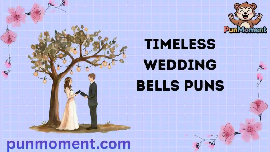 Timeless wedding bells puns