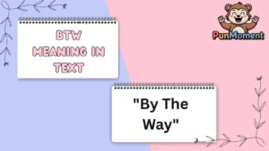 Btw Meaning In Text