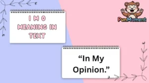 I M O Meaning In Text