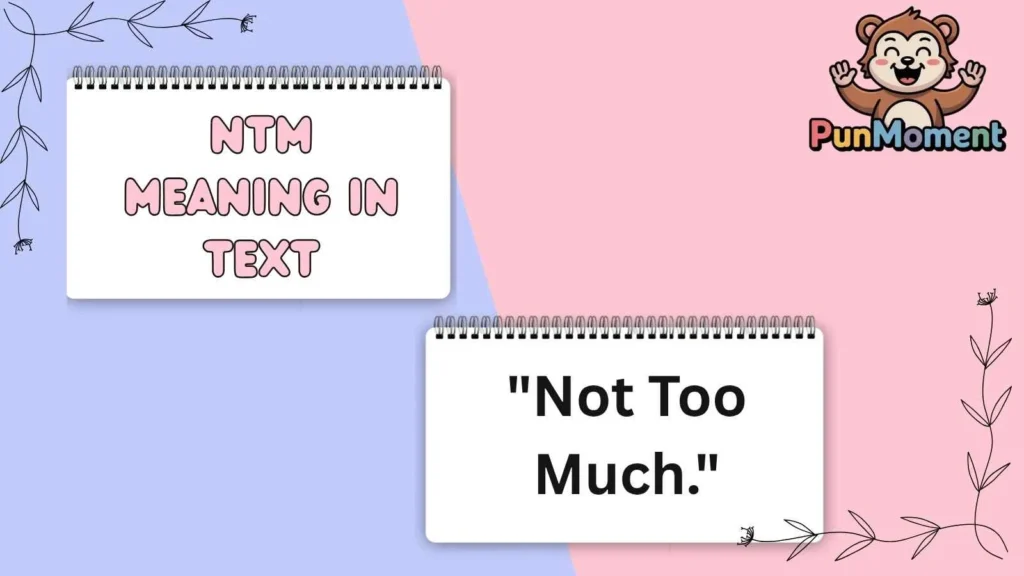 Ntm Meaning In Text