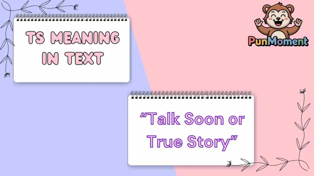 TS Meaning in Text